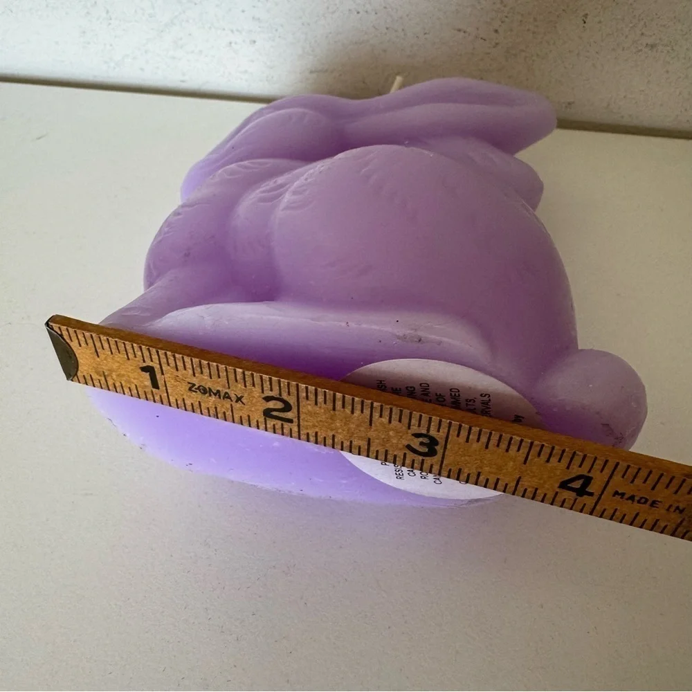 Pier 1 Pastel Lavender Purple Easter Bunny Candles Set of 2